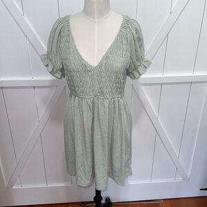 Pink Lily Light Green Dress
